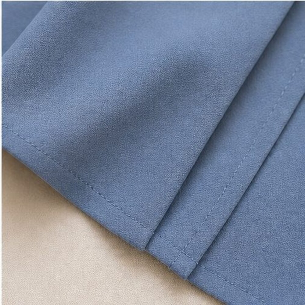 Blue Button Blouse - Picture 6 of 6